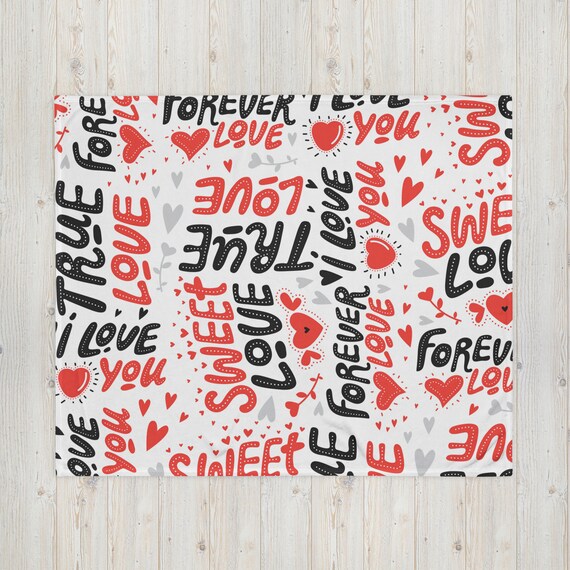 Valentines blanket online