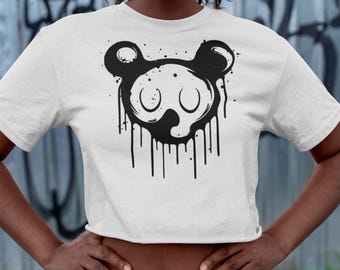 Drip Bear Crop Top