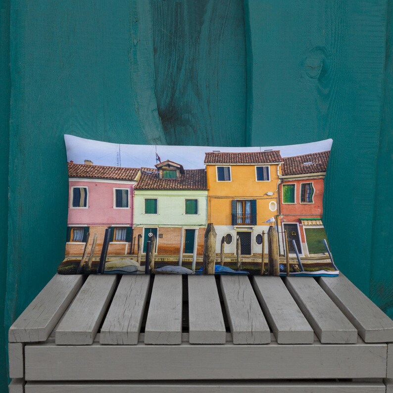 Venice Italy Pillow Linen Pillow Throw Pillow Etsy