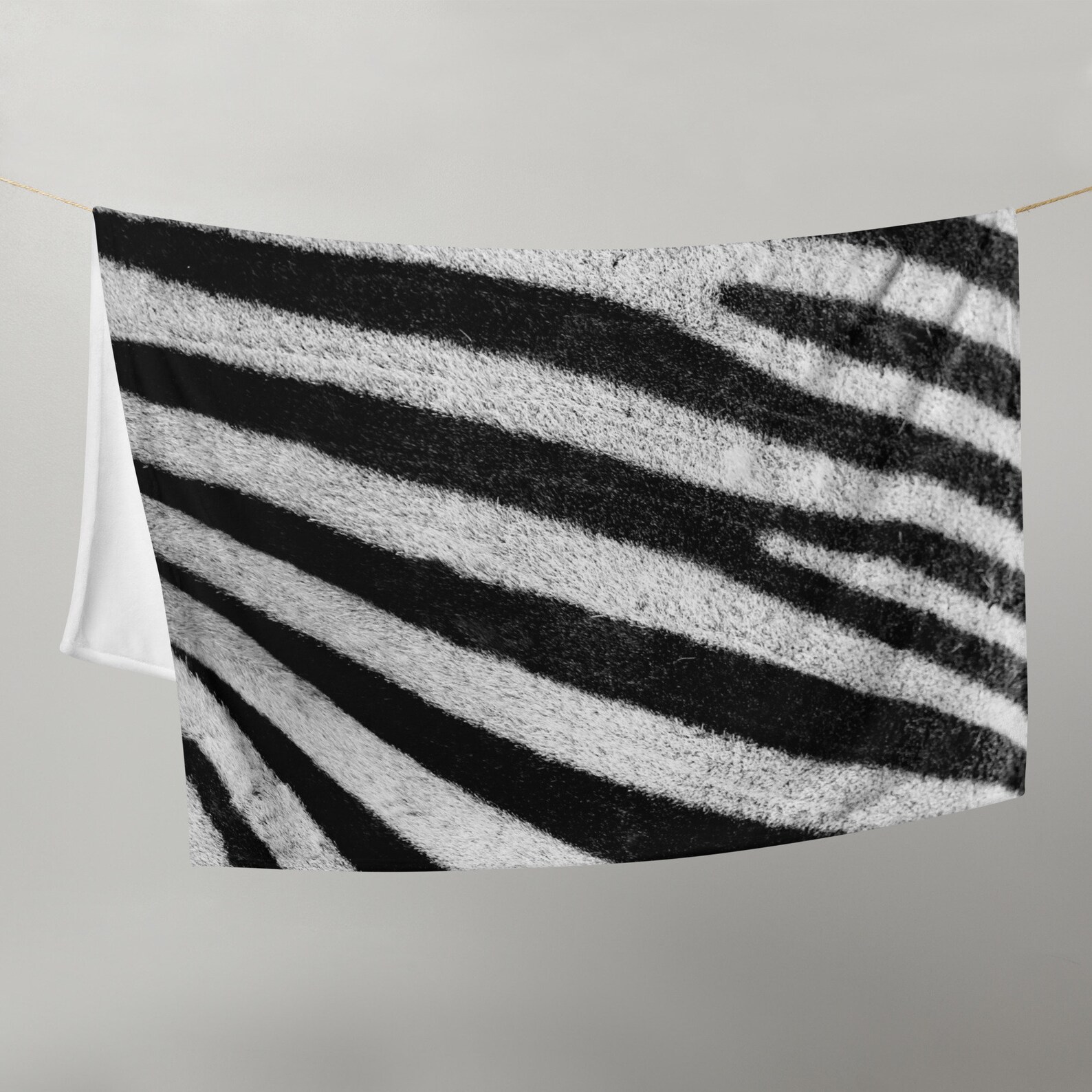 Zebra Print Throw Blanket Etsy
