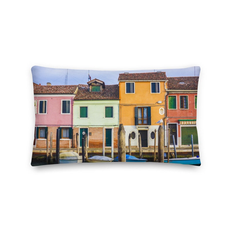 Venice Italy Pillow Linen Pillow Throw Pillow Etsy