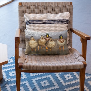 Beautiful Mallards Throw Pillow