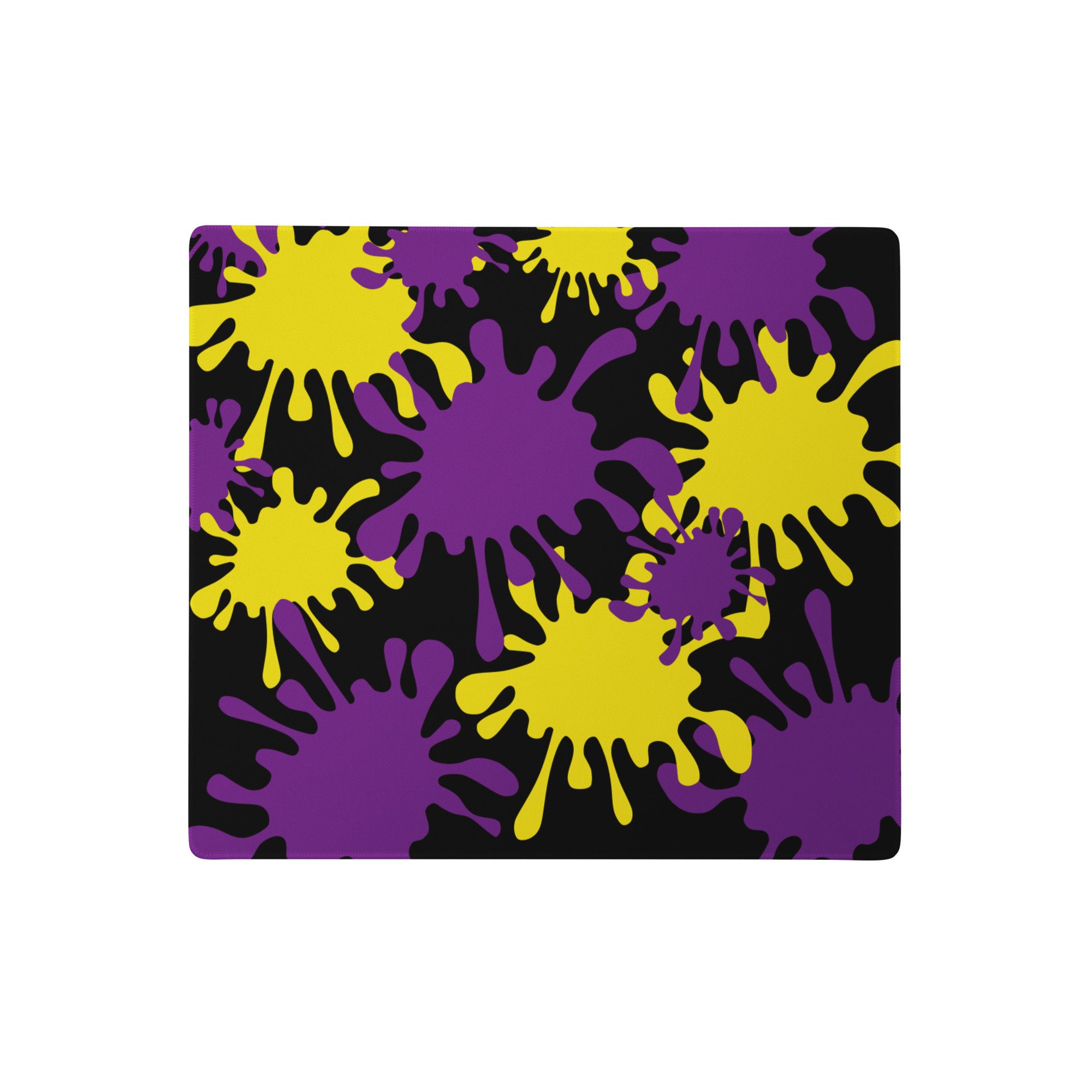Video Gamer Mouse Pad Computer Desk Mats Paint Splatters - Etsy