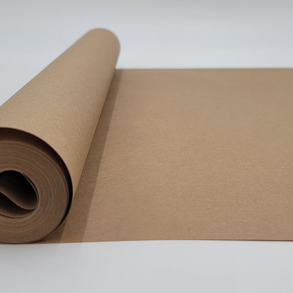 Rollo de papel Kraft / 24" de ancho / 50# Peso base / 15', 25', 50' o 100' de longitud