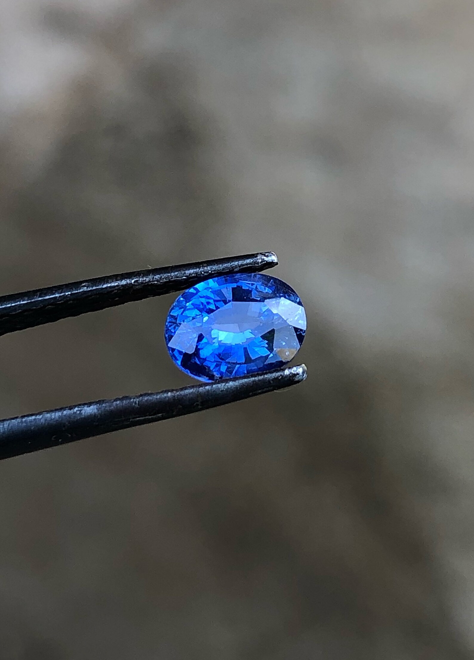 1.10 ct Natural Blue sapphire Cornflower Blue sapphire Oval Etsy