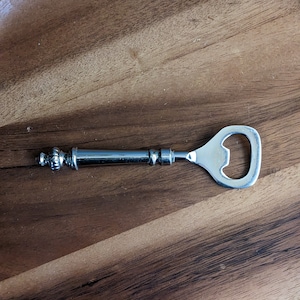 Silver bottle opener