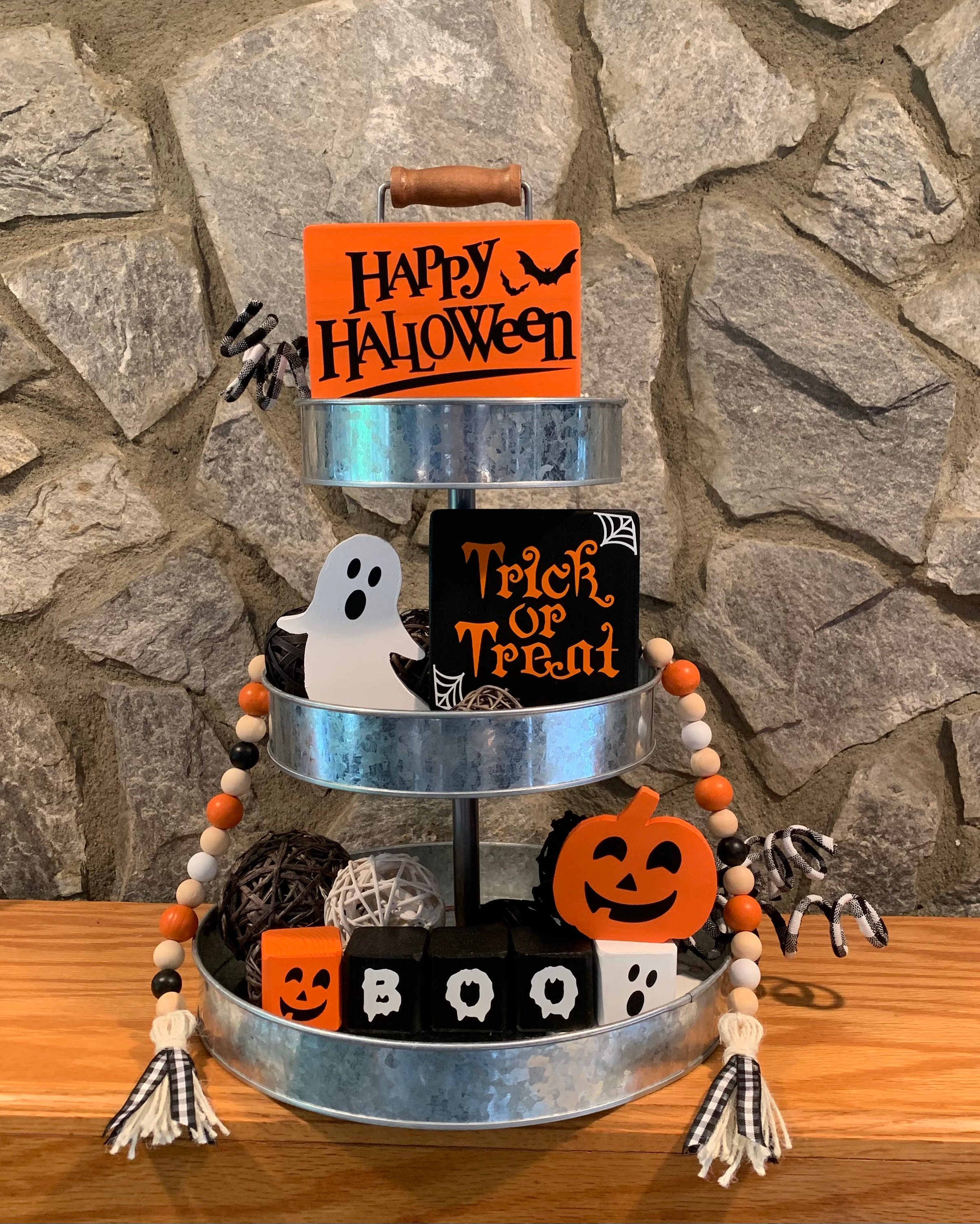 Halloween Tiered Tray Decor
 Halloween Tiered Tray Decor Bundle Etsy