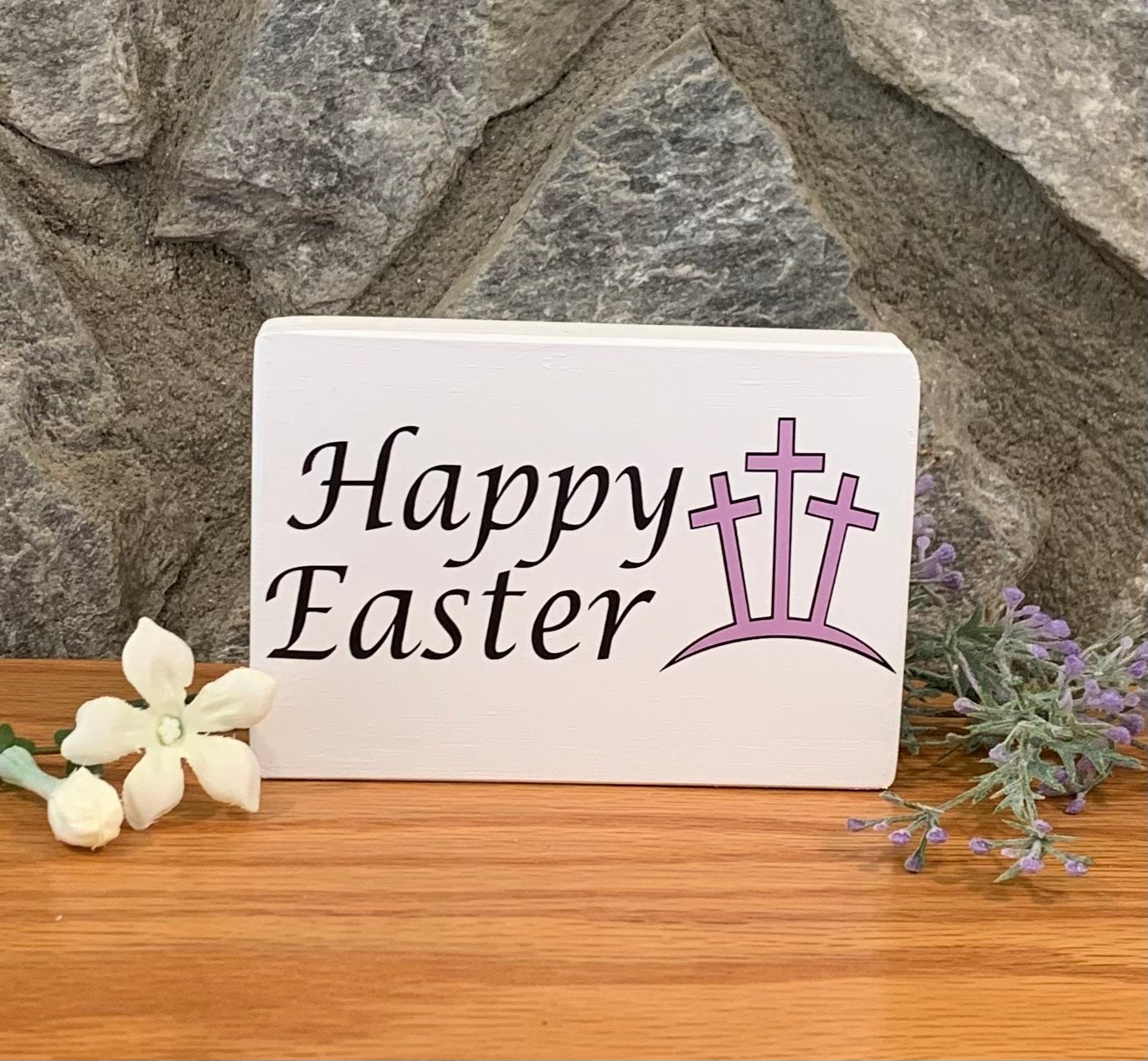 Easter religious tiered tray decor bundle