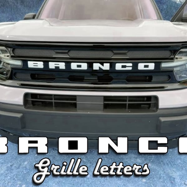 Bronco Sport Vinyl Lettering Etsy