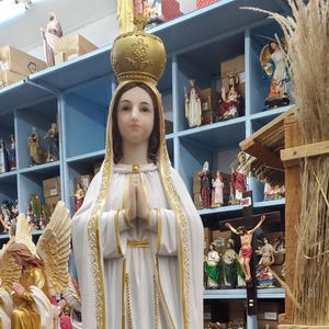 36 inch 3 feet Virgen De Fatima Statue Our Lady Of Fatima Catholic