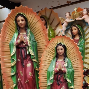 Virgen De Guadalupe Statue No.25115 Our Lady Of Guadalupe Catholic Figurine catholic MARY