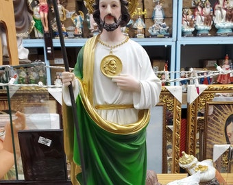 20 inch San Judas Tadeo St Jude Saint Jude Religious Figurine NEW Saint Jude Money Stack san judas tadeo