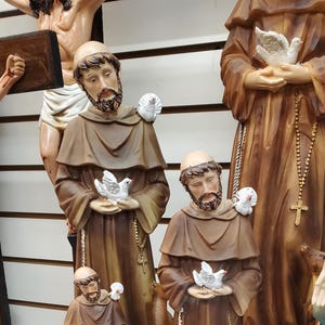San Francisco De Asis Statue No.25032 Saint Religious Saint Francis of Assisi Catholic Religious
