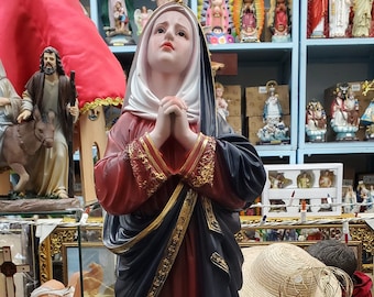 24 inch Our Lady of Sorrows STATUE Virgen Dolorosa Mary Catholic Figurine Mary