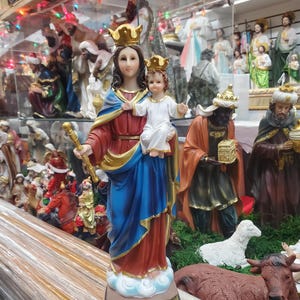 Maria Auxiliadora 12&quot; Statue No.25031 Saint Religion Mary Help of Christians