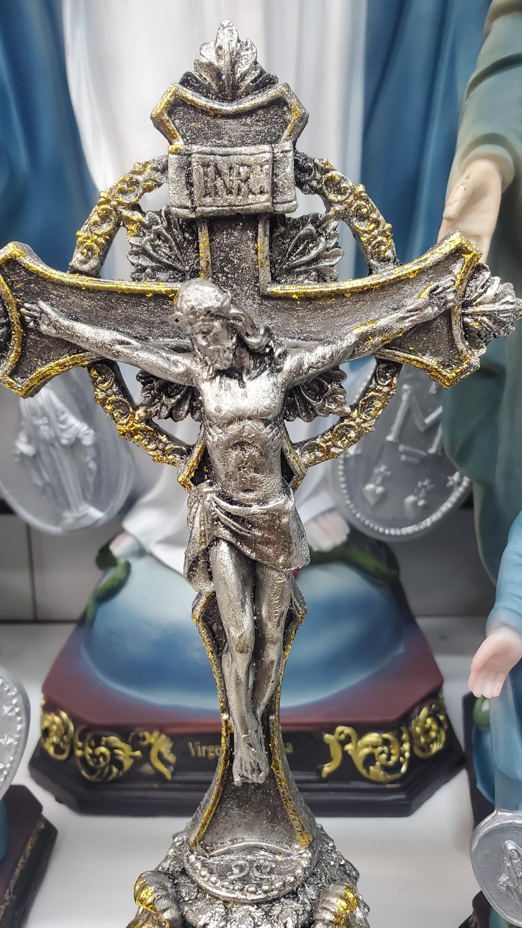 9 Inch Saint Benedic Crucifix Cross Crucifijo Medalla San Benito