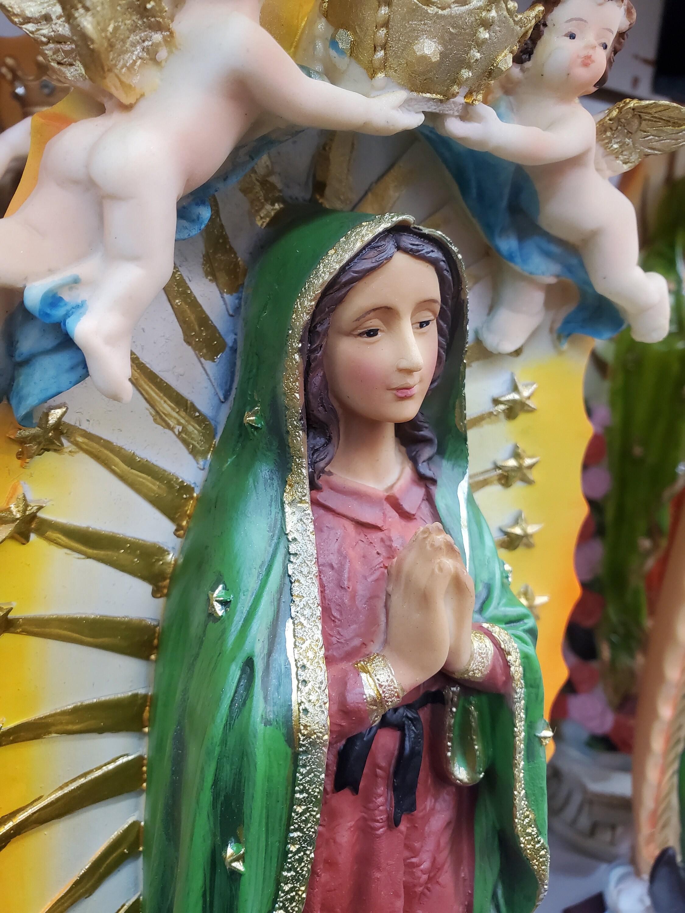 Virgen De Guadalupe C Angeles Statue No.25037 Catholic Our