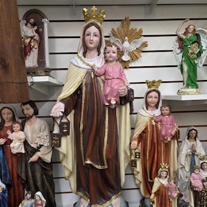3 Feet 36 inch Statue Virgin Of Carmen Statue VIRGEN DEL CARMEN Catholic Mary