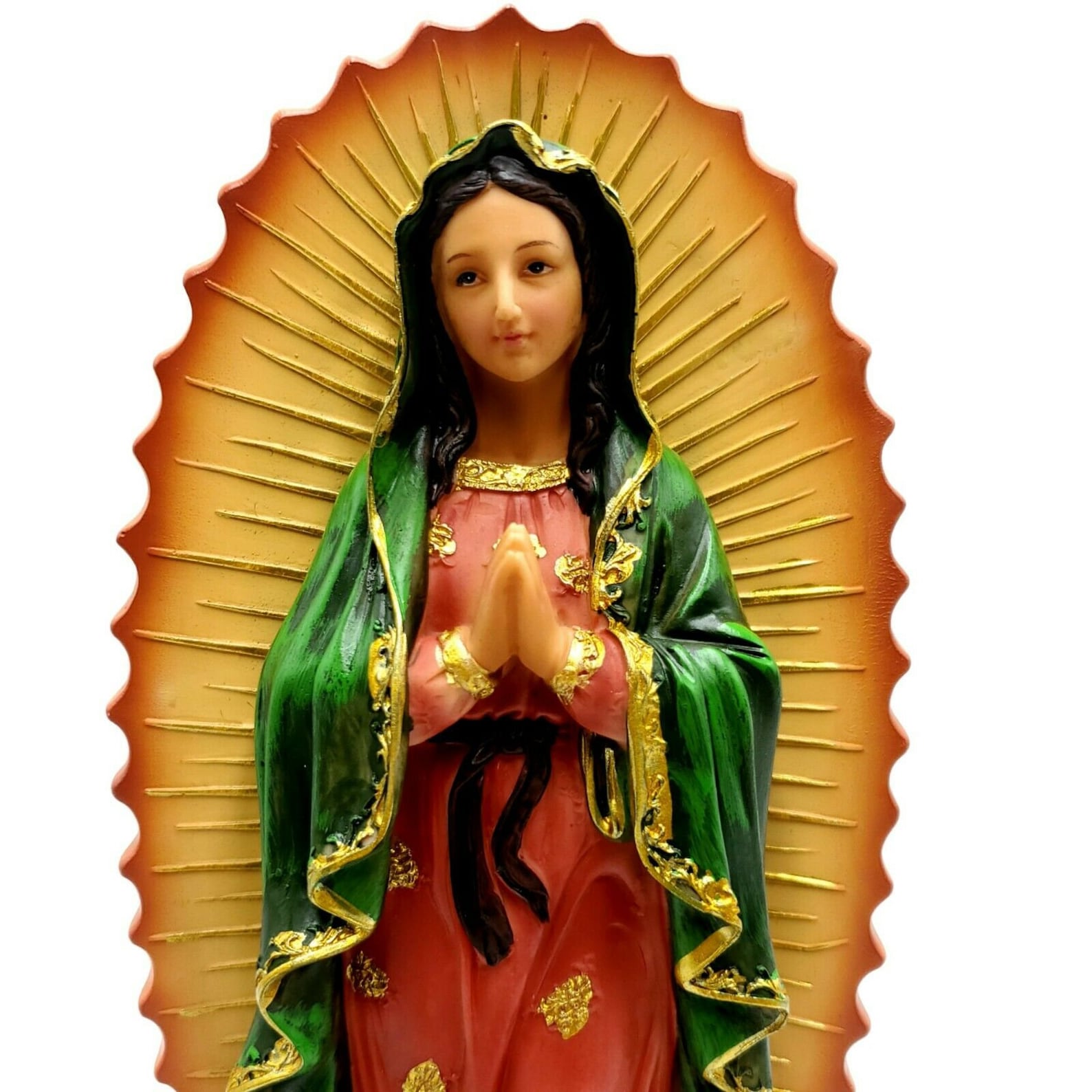Virgen De Guadalupe 12 Statue No.25115 Our Lady Of Etsy
