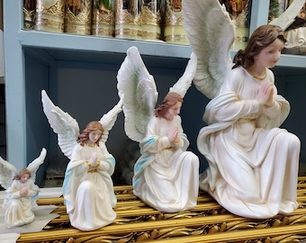 Angel Custodio Statue High Quality Guardian Catholic Figurine New