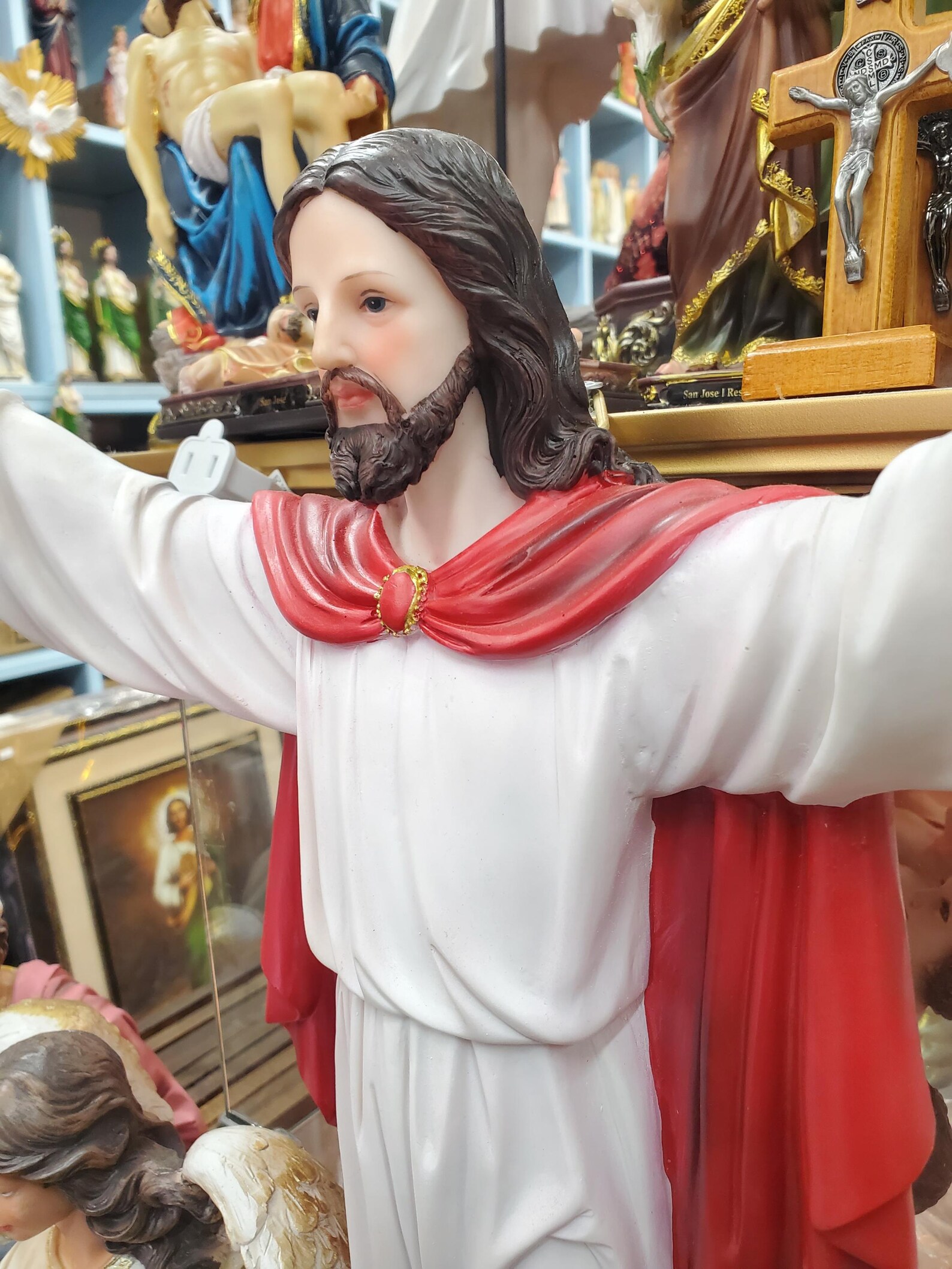 19 Inch Statue Jesus Cross JESUS RESUCITADO Jesus CATHOLIC Jesus ...