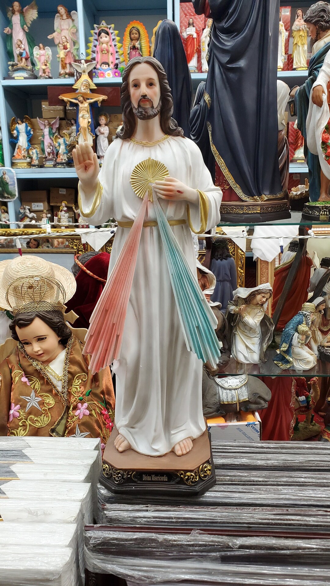 24 Inch Statue of Divine Mercy Patron Saint Divina Misericordia ...