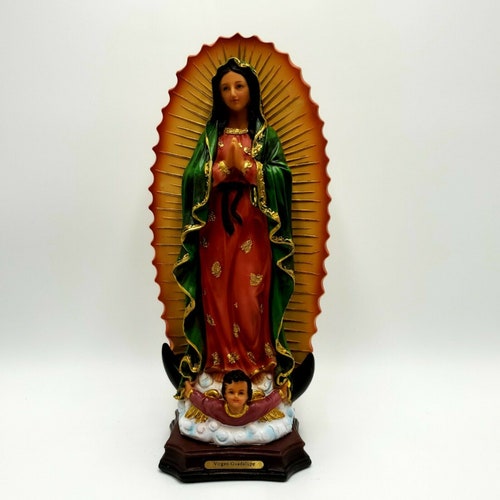 Virgen De Guadalupe Statue No.25115 Our Lady Of Guadalupe Catholic Figurine catholic MARY