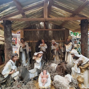 12 inch Nativity Set Christmas Nativity Scene 12 piece nacimiento SET SHIPS NOW !