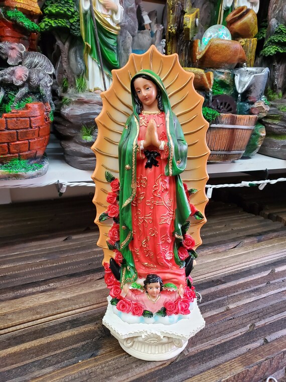 12 Inch Our Lady of Guadalupe Statue No.294612 Virgin Mary Etsy