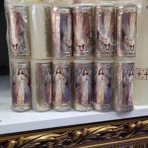 12 Pk Cirio Pascual Regular 3" Inch Tall Easter Paschal Candles beeswax Divine Mercy image 1