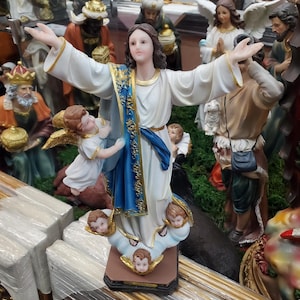 12 inch Virgen De La Asuncion Statue No.25412-8 Assumption Of Mary Our Lady