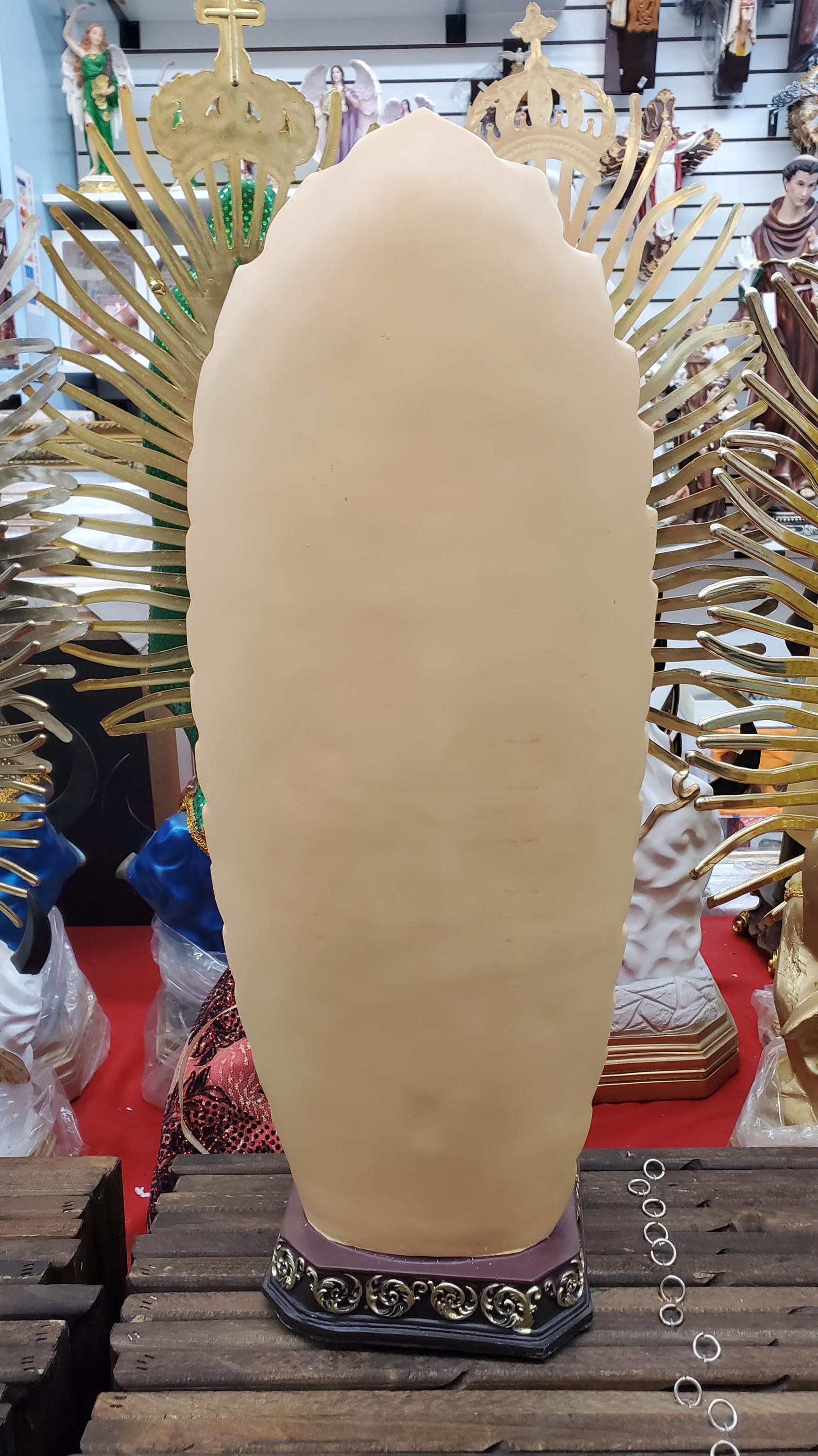 24 Inch Statue Our Lady of Guadalupe Statue Handcrafted Virgen Maria ...