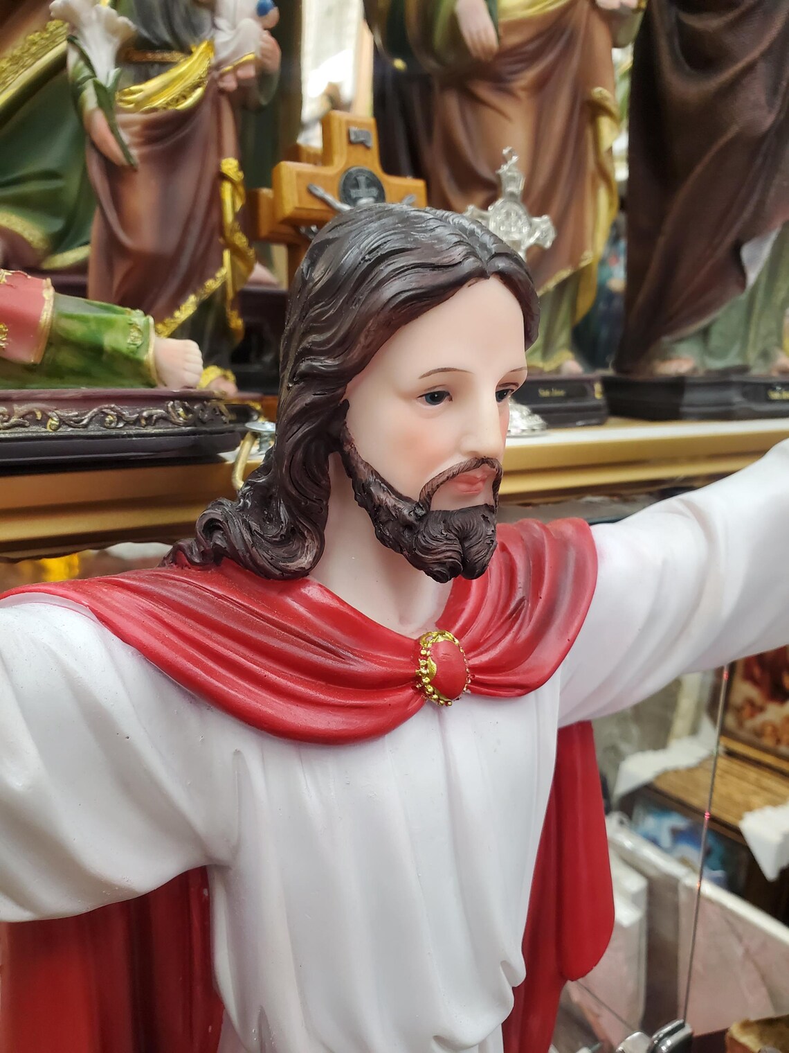 19 Inch Statue Jesus Cross JESUS RESUCITADO Jesus CATHOLIC Jesus ...
