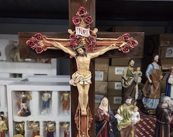 18” Wall Cross Jesus Crucifix Crucifijo Cristo 11x18 Inches - Etsy