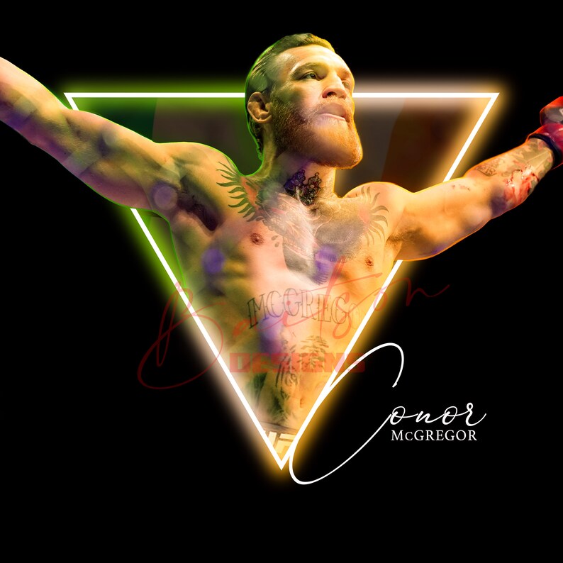 Conor McGregor Ultimate Fighting Champion Boxing UFC 257 World Champion Irish MMA World Champion Poster Print from Ireland