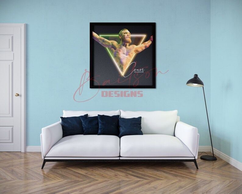 Conor McGregor Ultimate Fighting Champion Boxing UFC 257 World Champion Irish MMA World Champion Poster Print from Ireland