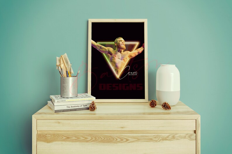 Conor McGregor Ultimate Fighting Champion Boxing UFC 257 World Champion Irish MMA World Champion Poster Print from Ireland