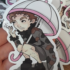 KLAUS UMBRELLA ACADEMY high gloss sticker - high quality, waterproof, weather proof