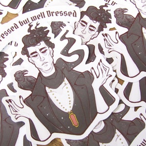 Depressed But Well Dressed  - MORPHEUS of the ENDLESS -  Gothic, Fantasy, High gloss sticker
