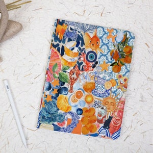Funda para iPad con diseño de álbum de recortes y soporte para Apple Pencil para iPad 11/10/9 A16 2025 M3 Air 7/6/5 11", 10.9", 13" 2024 Pro 12.9" M4