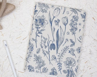 Elegant Floral Art iPad Case with  Pencil Holder Cover for iPad 11/10/9 Gen A16 2025 Air 7/6/5th iPad Pro M5 M4 11/13inch Mini 7 A17Pro
