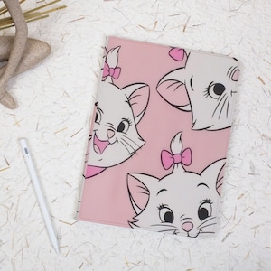 Cat Marie Cartoon Cute iPad Case with Apple Pencil Holder Cover for iPad 11/10/9 A16 2025 M3 Air 7/6/5 11" 10.9"13" 2024 Pro 12.9 Inch M4 M2