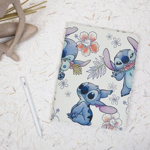 Flower Cute Stitch iPad Case with Apple Pencil Holder Cover for iPad Air 5 3 4 Case iPad Pro 11 12 9 2020/21/22 Protective iPad Sleeve image 1