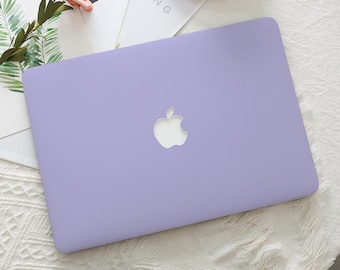 Funda protectora rígida para portátil Aura Indigo Solid Color Macbook para 2026 Neo 13 Air 15/13/11 Mac Pro 16/15/14/13 pulgadas A3434 M5 M4 M3 M2 M1