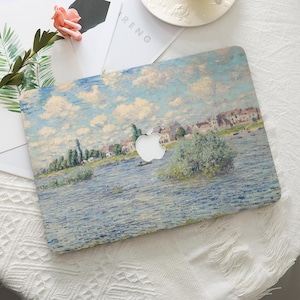 Monet The Seine Painting Macbook Protective Case Mac Laptop Cover for Macbook Air 2025 15/13/11 Pro 16/15/14/13 Inch M1 M2 2022 2024 M3 M4