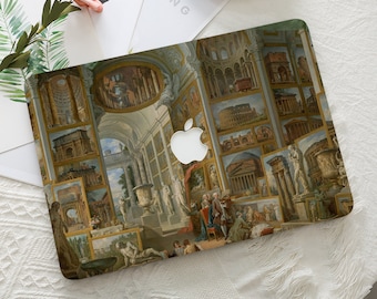 Renaissance Oil Painting Macbook Hard Protective Case Laptop Cover for 2026 Neo 13 Air 15/13/11 Mac Pro 16/15/14/13inch A3434 M5 M4 M3 M2 M1