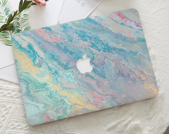 Ripples Abstract Art Macbook Hard Protective Case Laptop Cover for 2026 Neo 13 Air 15/13/11 Mac Pro 16/15/14/13 inch A3434 M5 M4 M3 M2 M1