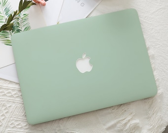 Sage Green Solid Color Macbook Hard Protective Case Laptop Cover for 2026 Neo 13 Air 15/13/11 Mac Pro 16/15/14/13 Inch A3434 M5 M4 M3 M2 M1