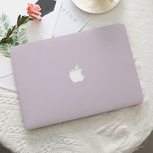 Heather Purple Solid Color Macbook Hard Protective Case for Mac Air 15/13/11 Pro 16/15/14/13 2025 2024 M4 M3 M2 M1 Laptop Cover Mac 12 Inch