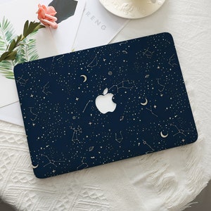 Mystery Constellation Moon Macbook Hard Protective Case Laptop Cover for 2025 Air 15/13/11 Inch A3240 Mac Pro 13/14/15/16 2024 M4 M3 M2 M1